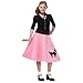 Fun World Poodle Skirt Costume, Large 12-14, Pink