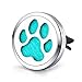 Mesinya Air Freshener Diffuser Humidifier Aromatherapy Essential Oil Car Vent Clip Lockets (Dog Paw Pet Lover)