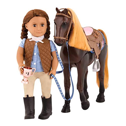 Our Generation by Battat Thoroughbred 20" Posable Horse for 18 inch