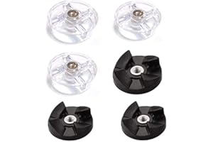Sduck 3pcs Base Gears & 3pcs blade Gears Replacement Parts for Magic Bullet Blender Juicer Mixer