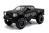 Jada 97479 2011 Ford F-150 SVT Raptor Matt Black/Green Pickup Truck Off Road 1/24 Diecast Model