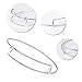 UPINS 20 Pcs Expandable Bangle Bracelets Adjustable Wire Blank Bangles Metal Bracelets for DIY Jewelry Making, Silver
