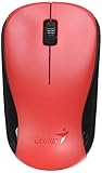 Genius NX-7000 2.4GHz High Precision Optical Programmable Wireless Mouse BlueEye Engine (NX-7000 Passion Red)