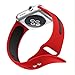 YASPARK Compatible Apple Watch Band 38mm/42mm, 40mm/44mm,Soft Silicone Strap Adjustable Replacement iWatch Bands Apple Watch Sport,Series 4, Series 3, Series 2, Series 1 (Large Size)