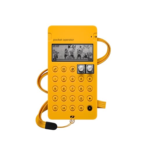 Teenage Engineering CA-X Universal Pocket Operator Case (Silicone Case, Professional Touch Feeling, Non-Slip Feet, Battery Protection) Yellow