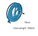 Estore Professional Outdoor Kite Line Winder Winding Reel Grip Wheel with flying Line String Flying Tools w/ Lock Blue