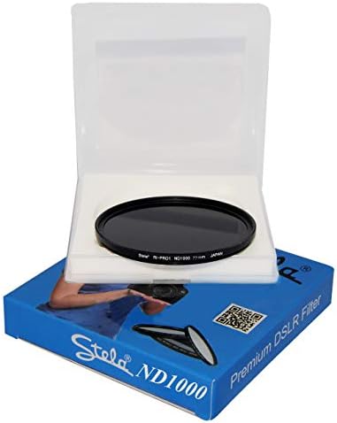 Stela Filter RI-PRO1 ND1000 77mm Neutral Density ND1000 Filter Compatible with Nikon D850 24-120mm VR Lens