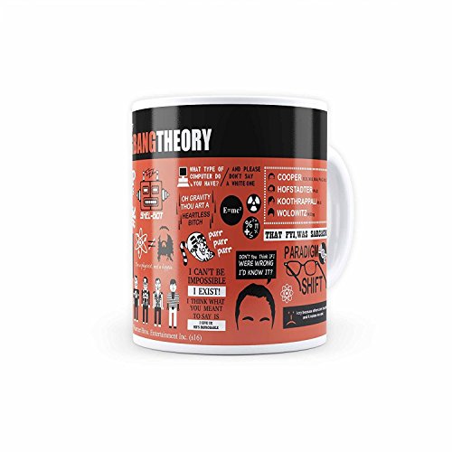 Buy Mc Sid Razz The Big Bang Theory Coffee Mug of Infographic The Big