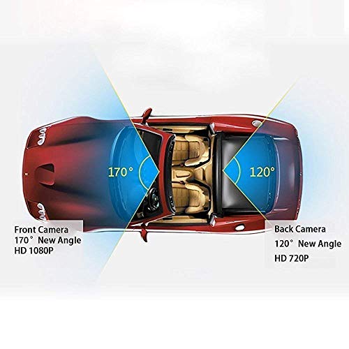 GordVE Dash Cam 1080P HD WDR Dashboard Camera Driving Recorder with 2.7" LCD Screen 170°Wide Angle, G-Sensor, Loop Recording and Motion Detection