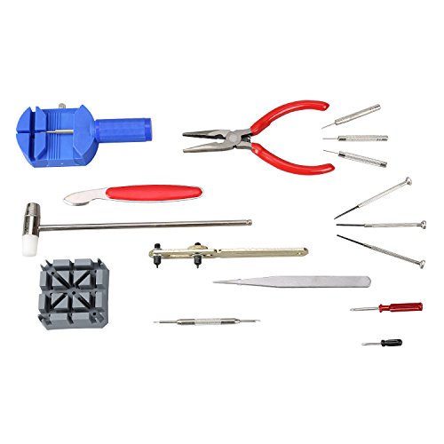 KMDECYY KMKT17002-M Stalwart 16pcs Professional Watch Repair Tool kit TM