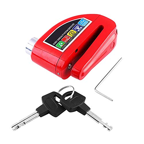 Diefstalbeveiliging voor motorfiets, remschijf, waterdicht, voor motorfiets, fiets, scooter, met akoestisch alarm 110 dB… - Image 7