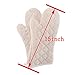 Bestjoy Terry Cloth Oven Mitts Heat Resistant to 482° F 15 Inch 100% Cotton Set of 2