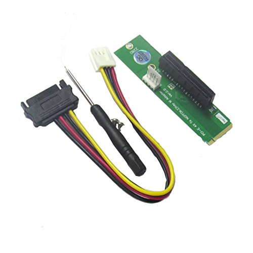 powerdayPCI-e-1X4X-Card-to-NGFF-M2-M-Key-PCIe-Slot-Adapter