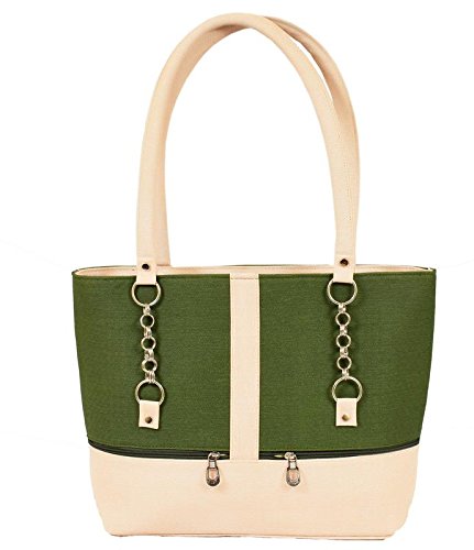 Beets Collection - Your Style Womens Handbag (Green and White)