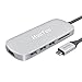 USB C Hub, HooToo 3.1 Type C Hub with HDMI Output, 3 Ports USB 3.0 and Card Reader (No DC IN Port) - Upgraded Version