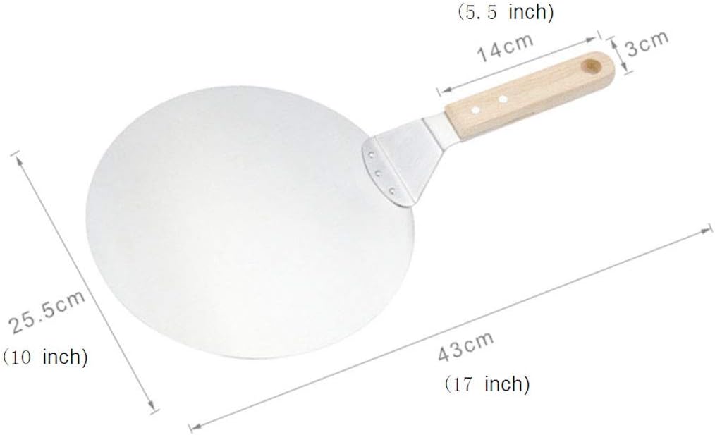 En Acier Inoxydable Wdyjmall 25 5 Cm 25 4 Cm Elevateur De Moule A Gateau Rond A Pizza Avec Poignee En Bois Patisserie Plaques Et Grilles Napravi Rs