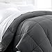 ienjoy Home Hotel Collection 1500 Series - Lightweight - Luxury Goose Down Alternative Comforter - Hotel Quality Comforter - King/Cali King - Gray