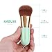 Docolor Kabuki Foundation Face Powder Brush Portable Makeup Cosmetic Tool (Green)