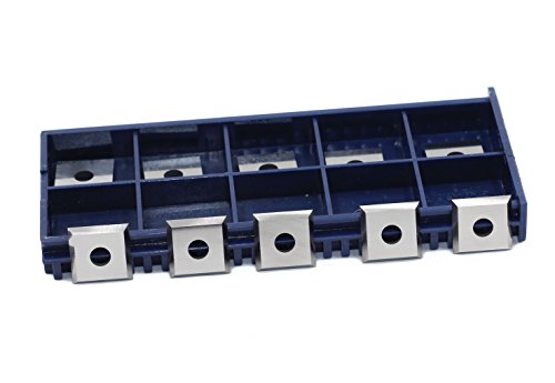 YUFUTOL 12mm Square Straight Carbide Cutter Inserts 4 Edges(12mm lengthX12mm widthX1.5mm) Straight-Hole,Pack of 10, Designed for Spiral/Helical Planer Cutter Head - Thumbnail 3