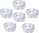 Ziranee Door Handle Bumpers 6 PCS PVC Transparent Wall Protectors view 7