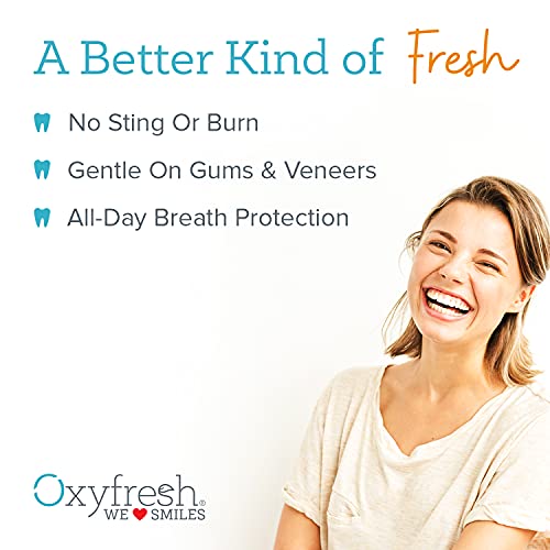 Oxyfresh Pro Formula Fresh Mint Mouthwash Patented Zinc Mouthwash for Fresh Breath & Healthy
