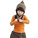 Weixinbuy Toddler Kid Cotton Long Sleeve Pocket Pullover Shirt Top Yellow