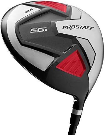 Wilson Golf Pro Staff SGI Driver MW 3, Golf Clubs for Men, Left-Handed, Suitable for Beginners and Advanced, Graphite, Grey/Light Blue, WGD1511003