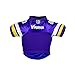 Littlearth Unisex-Adult NFL Minnesota Vikings Premium Pet Jersey, Team Color, Large