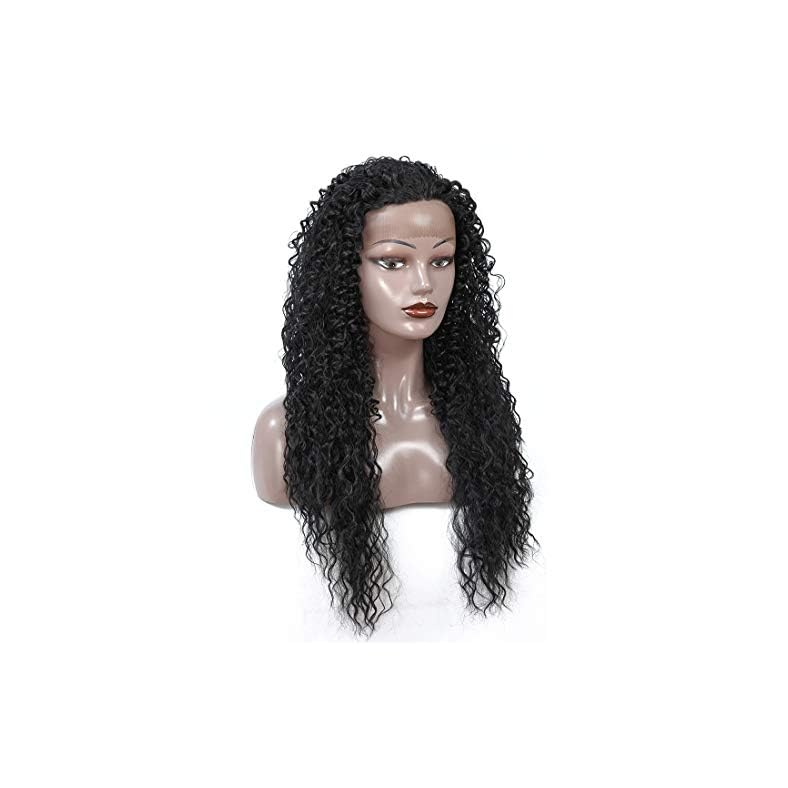 YiHan Synthetic Wig Curly Hair Natural Looking Hairline Lace Front Wig
