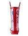OAKI Kids Rubber Rain Boots Easy-on Handles, Pink Elephants, 8T US Toddler