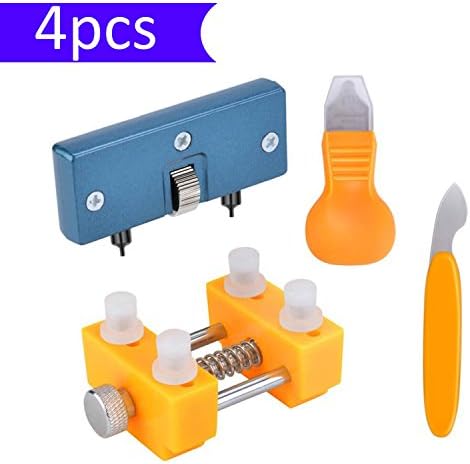Watch Back Remover Tool Kit - 4 PCS Watch Case Opner Tools for Watch Repair and Battery Replacement