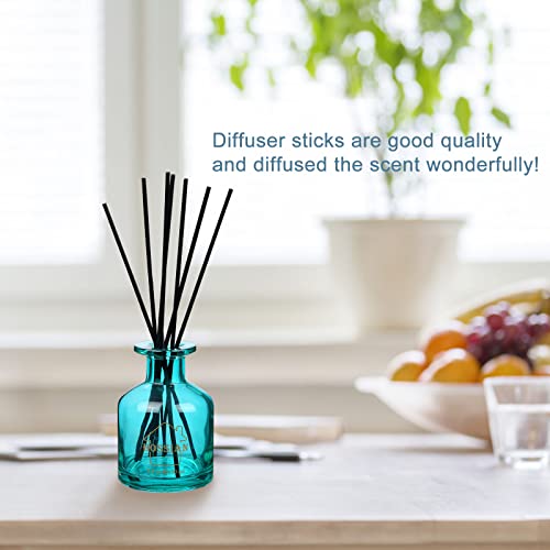 HOSSIAN 50-Pack Diffuser Sticks - 7.87 Inch Black Reed Sticks For Essential Oils