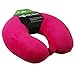 Wolf Essentials Adult Cozy Soft Microfiber Neck Pillow for Travel – Compact, Machine Washable - Perfect for Airplane, Car, or Home Use - Filled and Finished in The USA – Pink