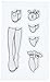 Prima Marketing Julie Nutting Mixed Media Cling Rubber Stamps, Footwear Accessories