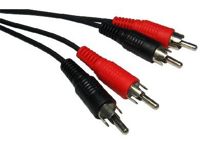 10m 2 x RCA Cable - Left & Right Stereo Audio copper wire