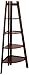 Poundex Corner Shelf, Walnut