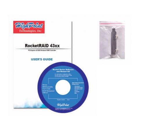 HighPoint RocketRAID 4311 4-Channel PCI-Express x8 SAS 3Gb/s RAID Controller