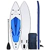 SJSF Y 10,8 ‚* 33″* 6″ Verbreitertes SUP-Paddle-Board Aufblasbares Stand-Up-Paddle-Board Luftpumpe Mit Manometer, Einstellbares Aluminium-Schwimmpaddel-Anfänger-Surfbrett