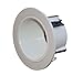 4 Inches Line Voltage Phenolic Stepped Baffle Trim/Trims for Recessed Light/Lighting-White-Replaces Halo 993W