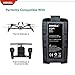 Bonacell Upgrade 3100mAh 11.1V Replacement Battery for Parrot Bebop 2 Drone Bebop 2 FPV (With Red and White Color Stikers)