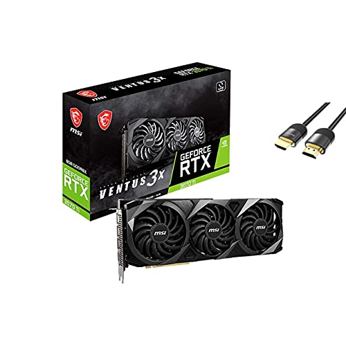 MSI Ventus 3X GeForce RTX 3070 Ti OC Graphics Card 8GB GDDR6X PCIe