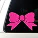 BOW Car Decal Sticker HOT PINK