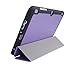 iShoppingdeals Viola Purple Slim Shell Case for Insignia Flex 8 NS-P16AT08 8-Inch Android Tablet, Tri-Fold Ultra Slim Lightweight Stand Cover Case