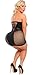 Women's Sexy Hourglass Seamless Tube Dress Bodysuit Lingerie (One Size, Black)