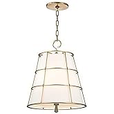 Hudson Valley Lighting Savona - Three Light Pendant-Aged Brass Finish -Traditional Installation