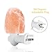 WAYNEWON Natural Himalayan Salt Lamp, Plug in Hand Carved Crystal Night Light – Best Living Room, Bathroom, Hallway Light [1 Regular Bulb & 1 Color Bulb]