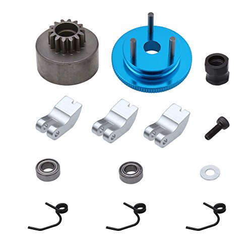 Hobbypark RC 14T Clutch Bell Shoes Springs Bearings Flywheel Assembly Kit Set for HSP Redcat Racing 1:8 Scale Model Car 21-28cxp Nitro Engine Parts - Thumbnail 4