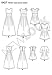 NEW LOOK Patterns Girls' Dress in Two Lengths Size: A (8-10-12-14-16), 6427