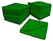 Eurow Microfiber 16 x 16in 300 GSM Cleaning Towels 25-Pack (Green)