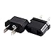 FolioGadgets 10-Pack Europe to USA Plug Travel Adapter